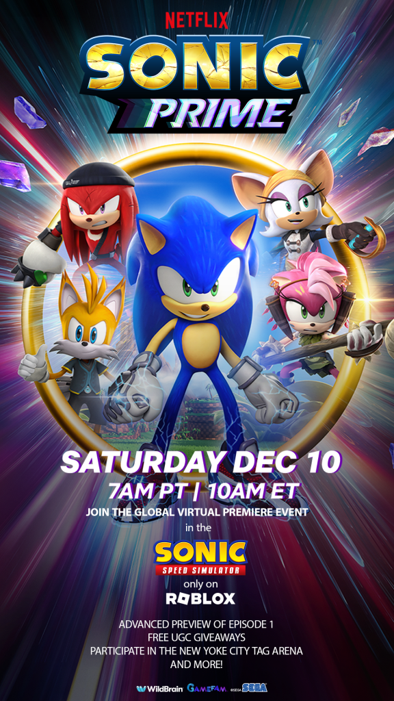 Sonic Prime Arrived To Roblox