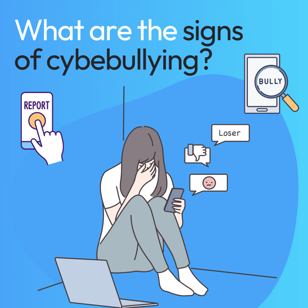 signs of cyberbullying